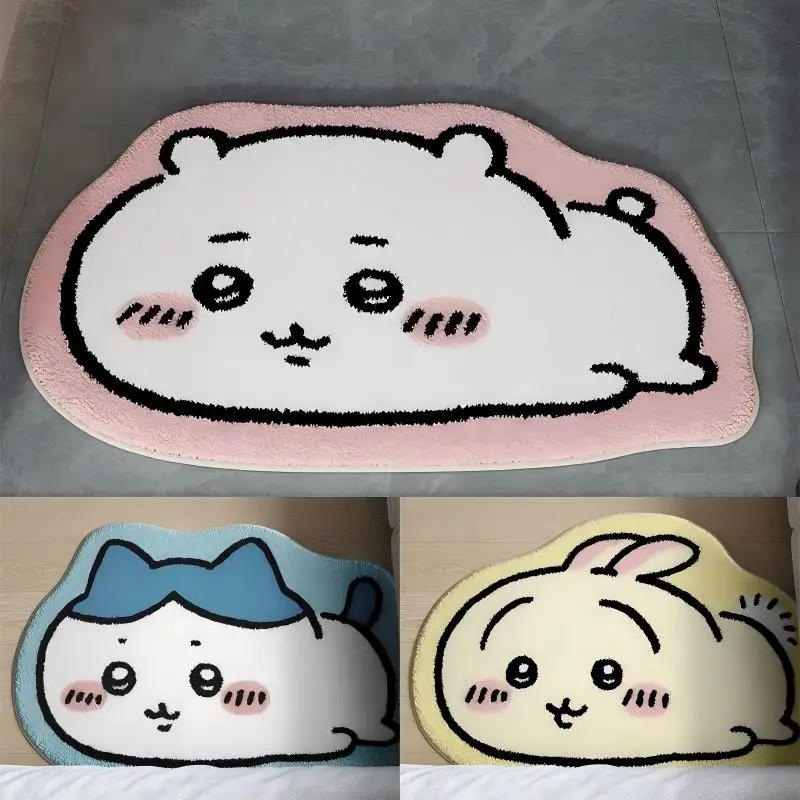 Area Rug - พรมการ์ตูนชิอิคาวะ อะนิเมะ ฮาจิวาระ อุซางิ พรมปูพื้นผ้ากำมะหยี่ พรมกันลื่นในห้องน้ำ