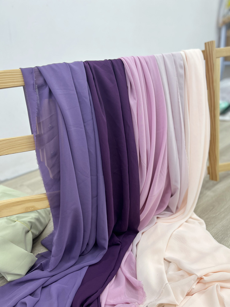 ผ้าชีฟองโปร่งสีม่วงองุ่น สำหรั - Table Runner บทวิจารณ์และราคา