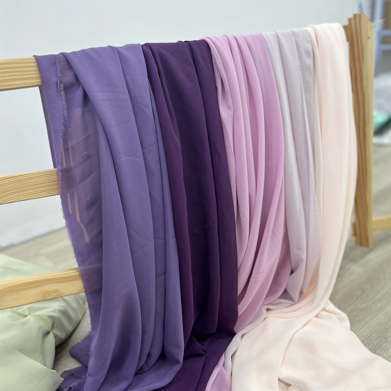 ผ้าชีฟองโปร่งสีม่วงองุ่น สำหรั - Table Runner บทวิจารณ์และราคา