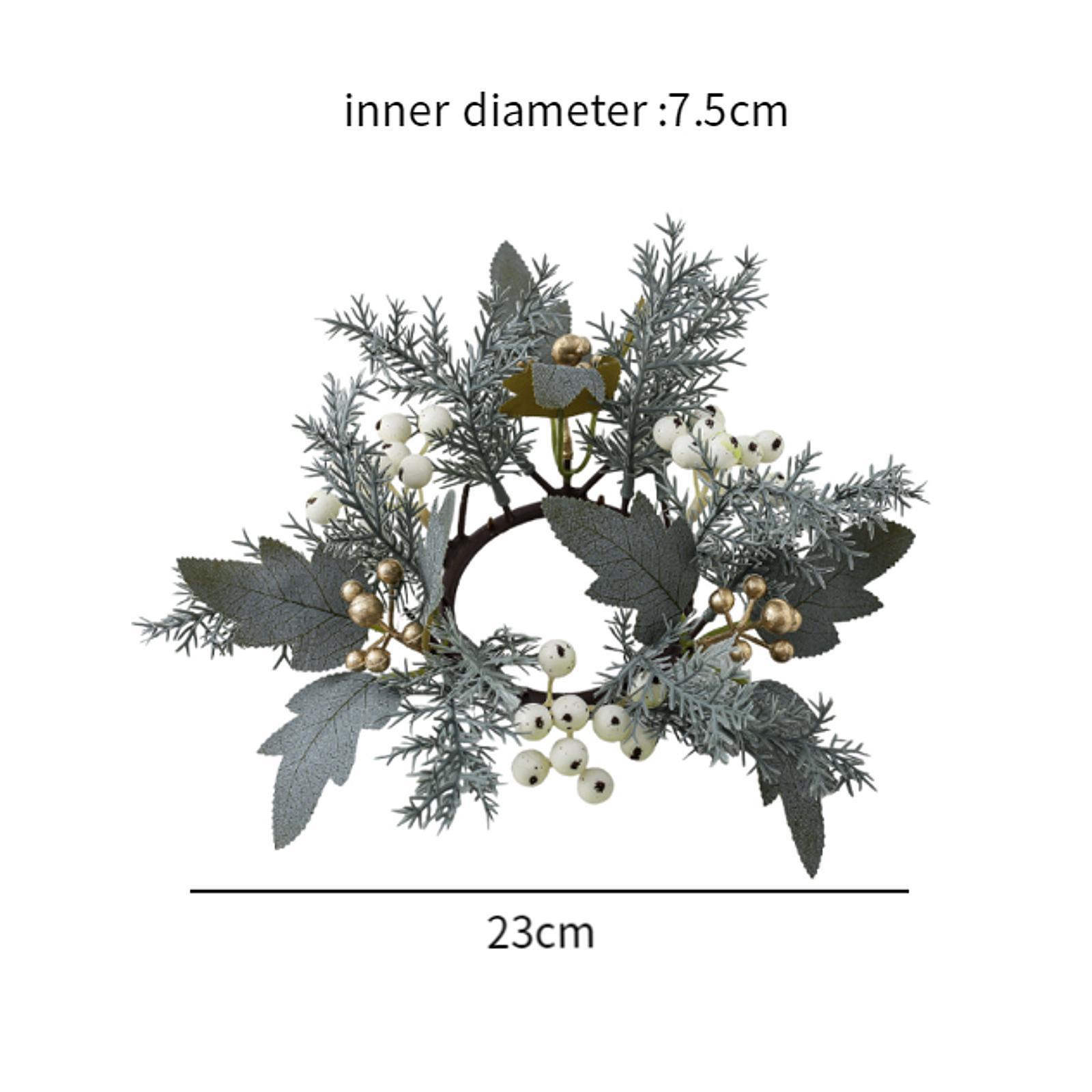 พวงมาลัยเทียนดอกไม้ประดิษฐ์ทำม - Candle Holder Decor บทวิจารณ์และราคา