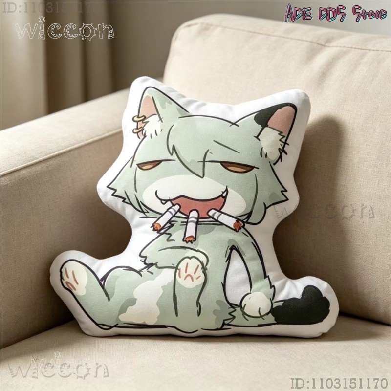 หมอนอิงคอสเพลย์ แมวสูบบุหรี่ ย - Throw Pillow บทวิจารณ์และราคา