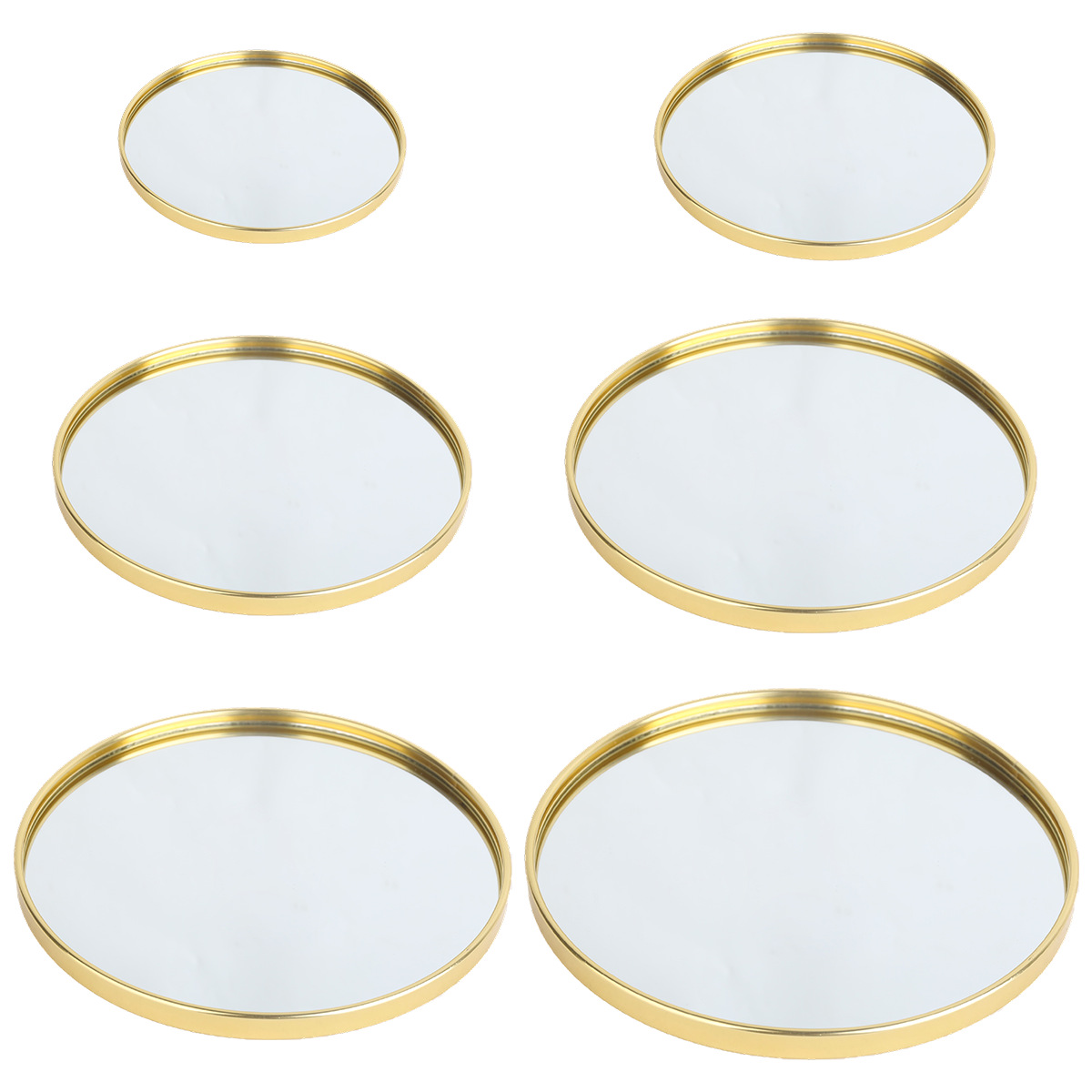ถาดกระจกทรงกลมสีทอง, ถาดเก็บขอ - Decorative Mirror บทวิจารณ์และราคา
