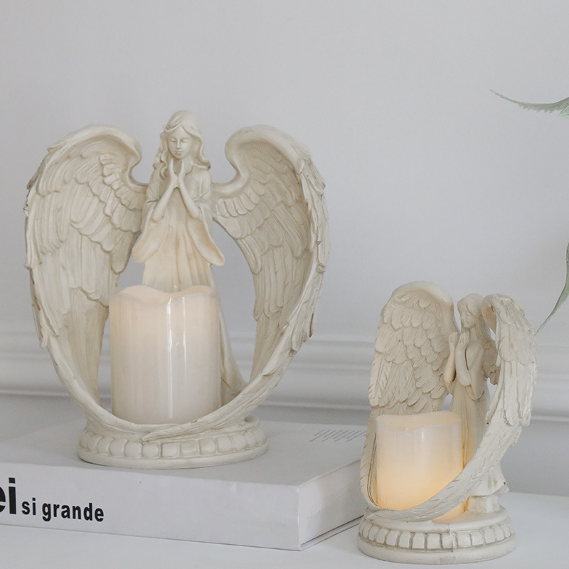 ที่วางเทียนรูปนางฟ้าเรซิ่น WW  - Candle Holder Decor บทวิจารณ์และราคา