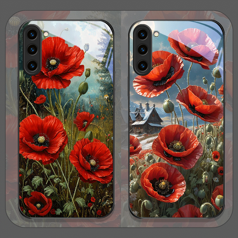 เคสโทรศัพท์มือถือลายดอกป๊อปปี้ - Vase Decor บทวิจารณ์และราคา