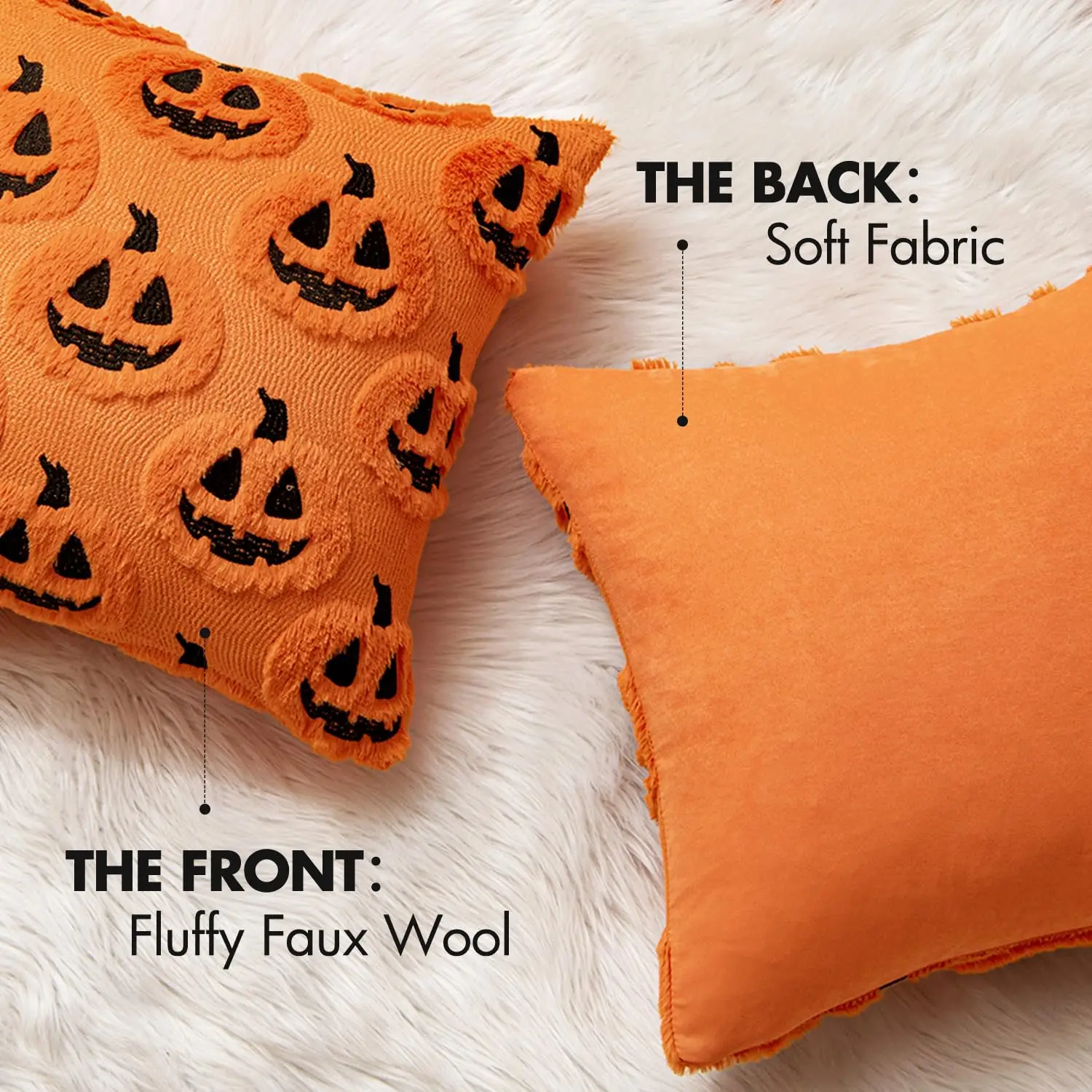 ฤดูใบไม้ร่วงฮาโลวีนปลอกหมอนอิง - Throw Pillow บทวิจารณ์และราคา