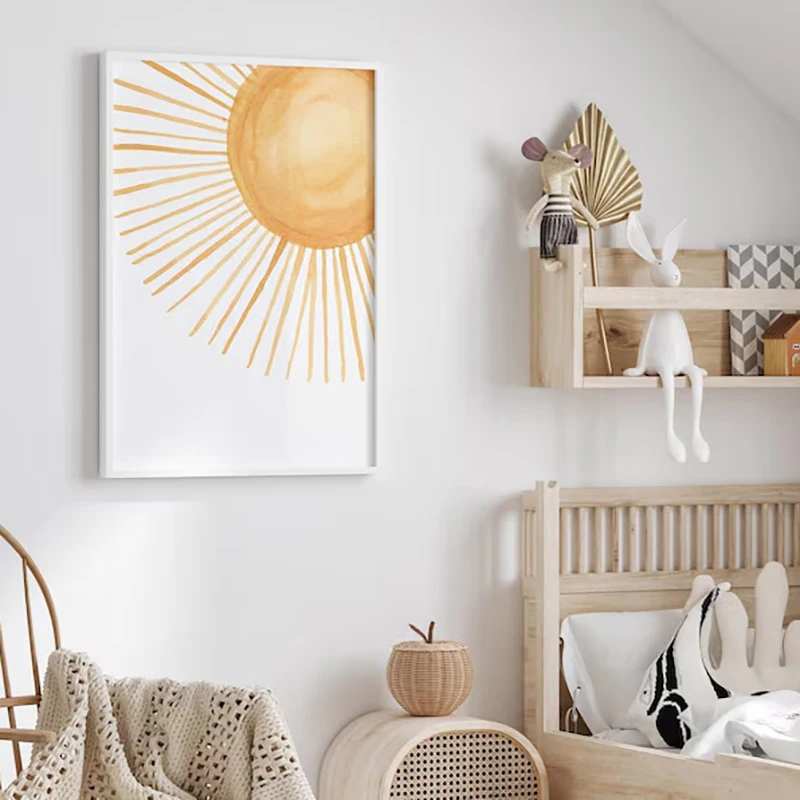 ชุดโปสเตอร์ภาพวาดบนผ้าใบไร้กรอ - Abstract Canvas Set บทวิจารณ์และราคา