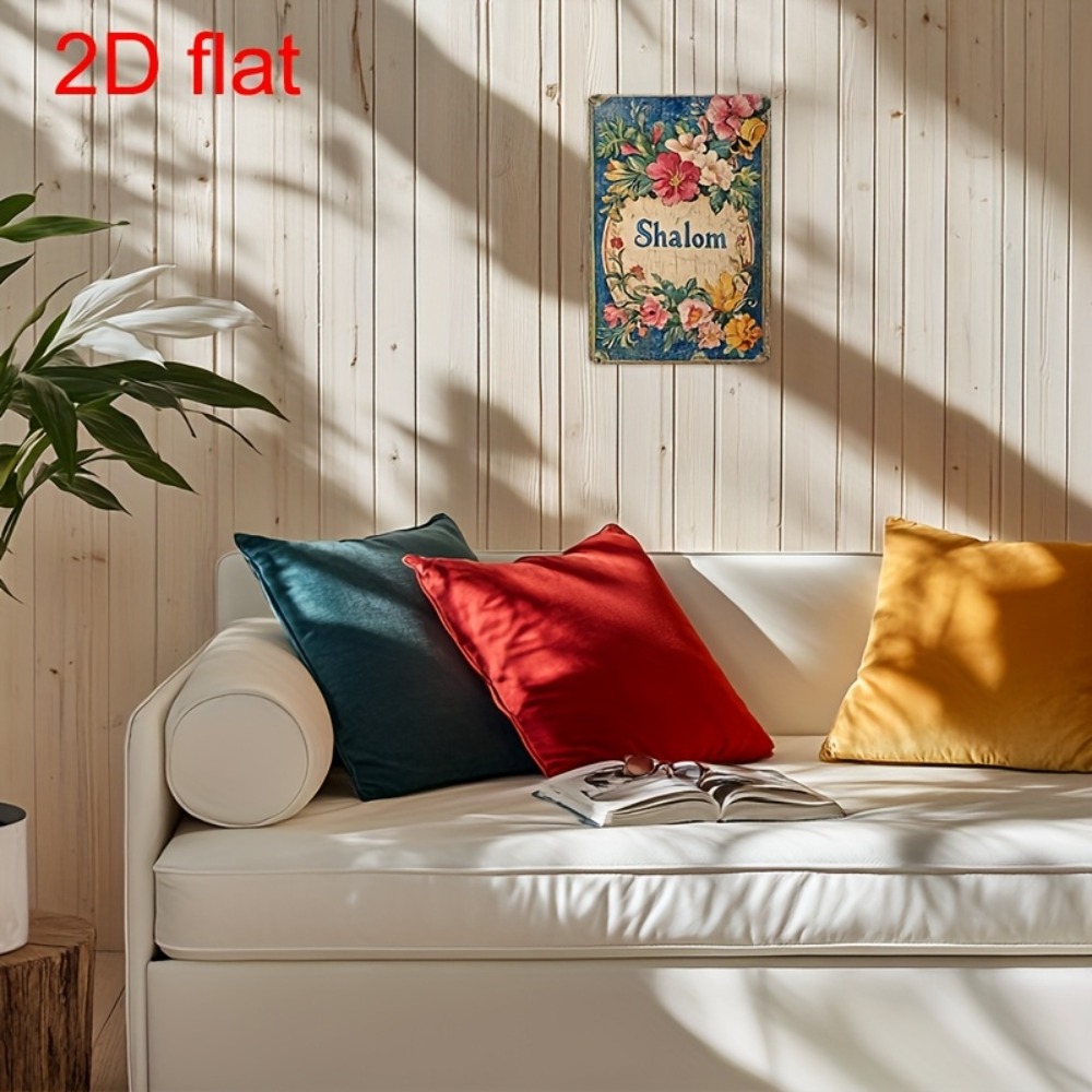 CIFBUY ป้ายโลหะอลูมิเนียมลายดอ - Wall Art บทวิจารณ์และราคา