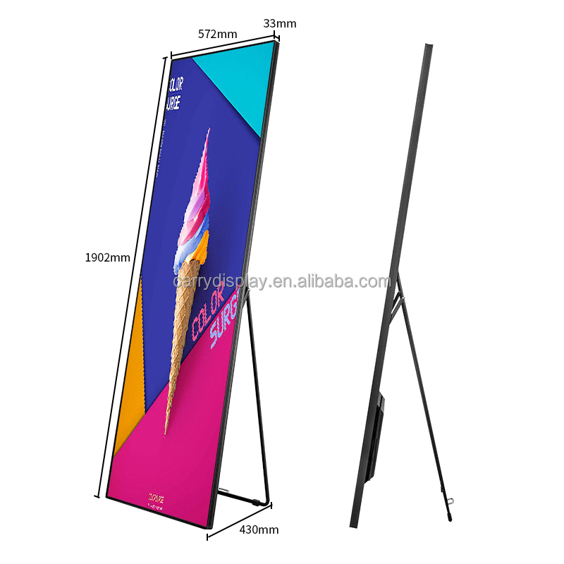จอแสดงผลดิจิทัลแบบตั้งพื้น LED - Decorative Mirror บทวิจารณ์และราคา