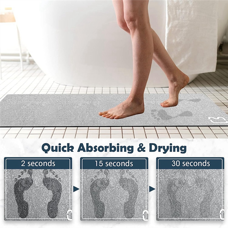 พรมเช็ดเท้าห้องน้ำแบบยาว ทำจาก - Area Rug บทวิจารณ์และราคา